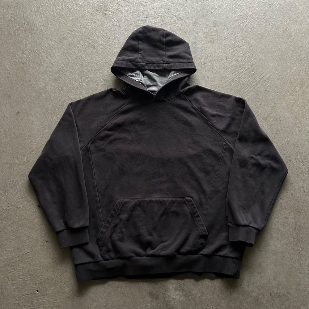 Vintage Russell Athletic Blank Sweatshirt Size XL Black Hoodie